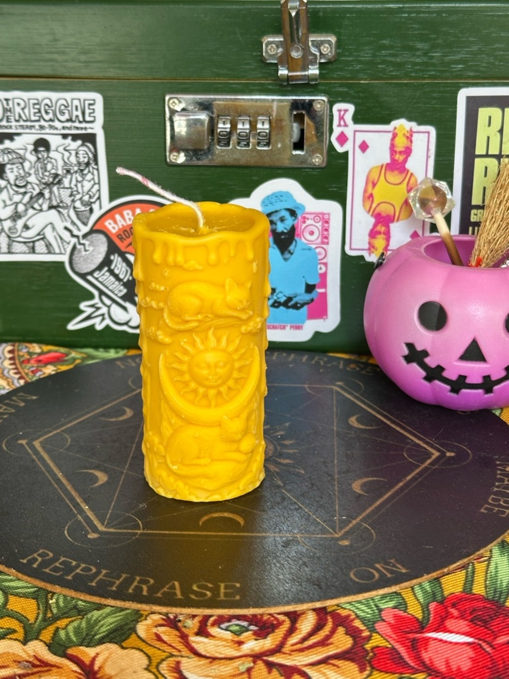 Sun & Moon Familiar Pillar Candle